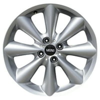 Obnovljeni OEM aluminij legura kotača, svi obojeni sjaj crne boje, odgovara 2011- Mini Cooper Hatchback