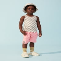 Little Star Organic Toddler Boy 2pk Harem kratke hlače, veličina 12m-5T