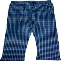pamučne pidžama hlače za slobodno vrijeme-printevi i jednobojni komadi - 3.5.5., crni karirani