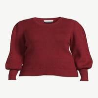 Elementi ženski plug džemper od puff rukava
