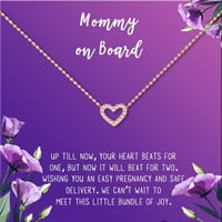 Mama biti poklon Majčin dan, nakit za sestru, poklon za novu majku Majčinu, poklon za nju, ogrlica i poklon za karticu