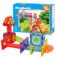 Dječji magnetski građevinski blokovi set avantura s pločicama