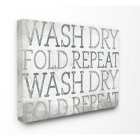 Stupell Industries peru suho rublje u kupaonici teksturirani dizajn riječi platno zidna umjetnost by gigi louise