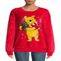 Božićna grafička majica Winnie The Pooh Juniors