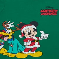 Mickey Mouse Boys božićna grafička majica, veličine 4-7