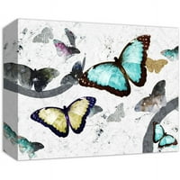 Putnički leptiri zidna umjetnost