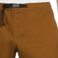 Tony Hawk muški rastezanje rastezanja ravne prednje kratke hlače s zatvaračem kopče, veličina S-XL