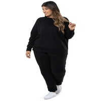 Terra & Sky Women's Plus size Fleece Twitpants, veličine 0x-4x