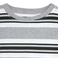 Wonder Nation Boys's Stripe majice s kratkim rukavima s 3 pakete, veličine 4- & Husky