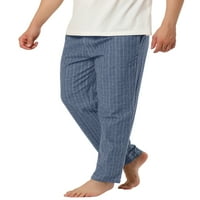 Jedinstveni prijedlozi Muška odjeća za spavanje flanel pidžama hlače s printom na kravatu