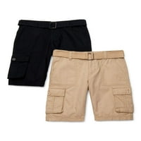 Scoop Boys pojasnio ripstop teretni kratke hlače, 2-paket, veličine 8-18