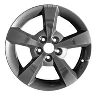 Obnovljeni OEM aluminijski legura kotača, polirani džep s ugljenom, odgovara 2008- Chevrolet Malibu