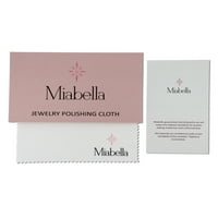 Miabella ženska ružičasta ogrlica za zrnca: Sterling Silver, Slowering, slaganje, moda