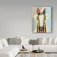 Zaštitni znak likovne umjetnosti 'igranje konja' platno umjetnost Lanre Adefioye