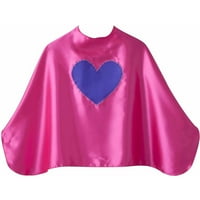 Superfly Kids Fuchsia Superhero Cape s ljubičastim srcem