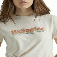 WRANGLER® Ženski zapadnjački redovni grafički tee s kratkim rukavima, veličine XS-3xl