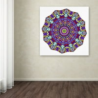 Zaštitni znak likovna umjetnost Mandala za uzdah Canvas Art by Kathy G. Ahrens