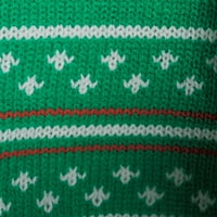 Samopoštovanje juniora plus veličine ružni božićni džemper s šal