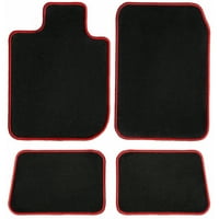 Toyota Camry crna s crvenim ivice tepiha prostirke podne prostirke, prilagođeni prikladni za ,, - - vozač, putnički
